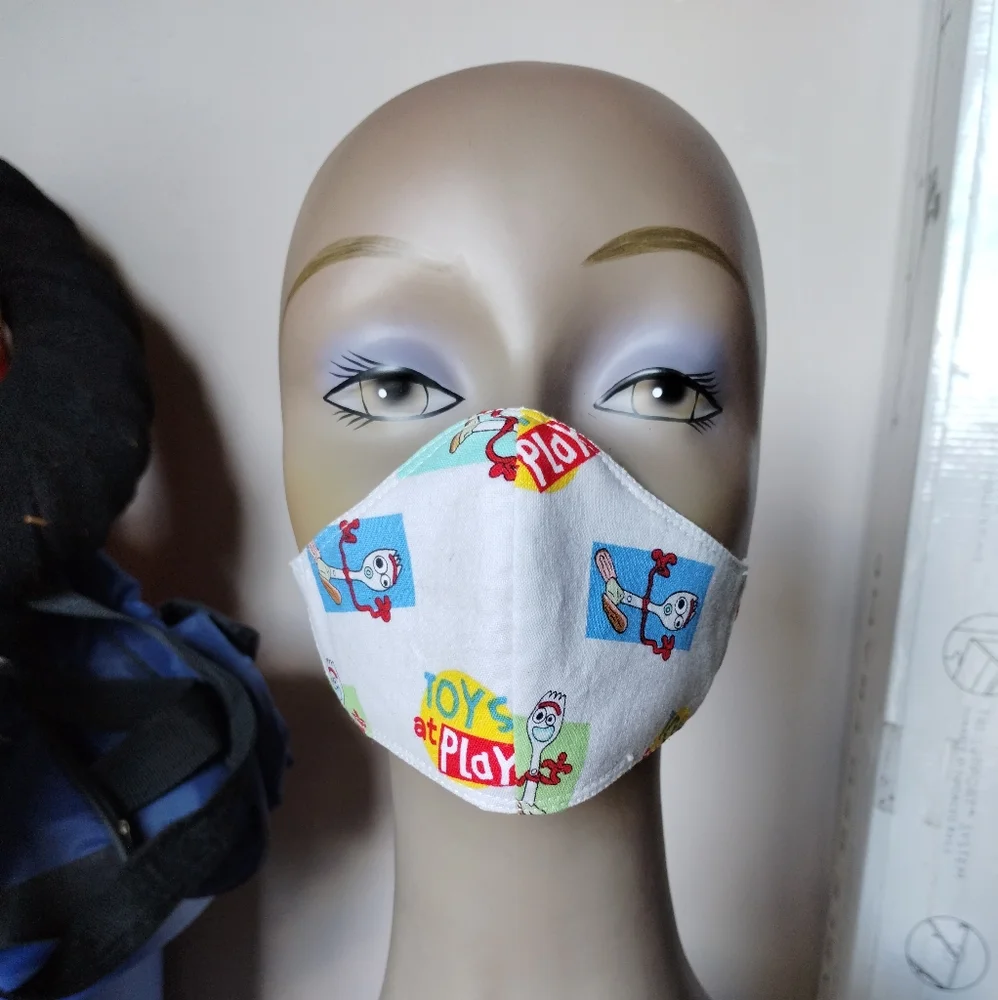 Cute Unisex 3ply Cotton Mask for Young Children/Infants